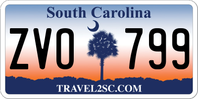 SC license plate ZVO799