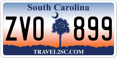 SC license plate ZVO899