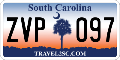 SC license plate ZVP097