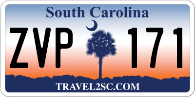 SC license plate ZVP171