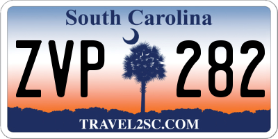 SC license plate ZVP282