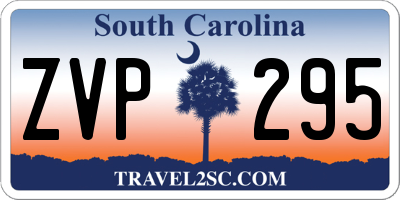 SC license plate ZVP295