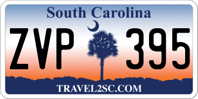 SC license plate ZVP395