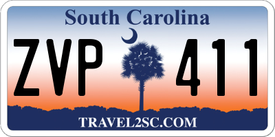 SC license plate ZVP411