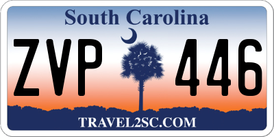 SC license plate ZVP446