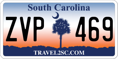 SC license plate ZVP469