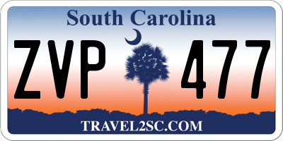 SC license plate ZVP477