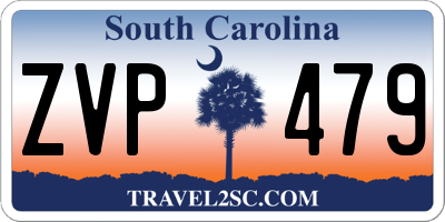 SC license plate ZVP479