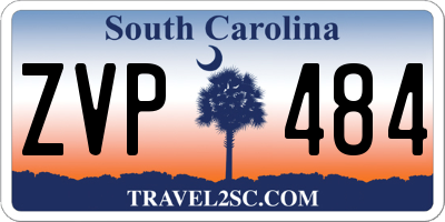 SC license plate ZVP484