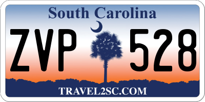 SC license plate ZVP528