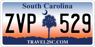 SC license plate ZVP529
