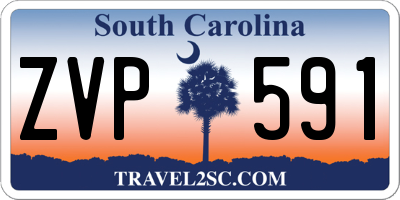 SC license plate ZVP591