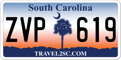 SC license plate ZVP619