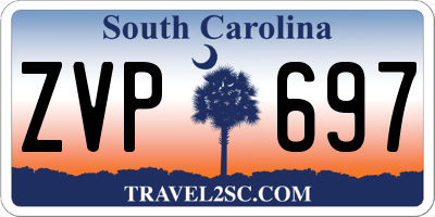 SC license plate ZVP697