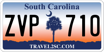 SC license plate ZVP710
