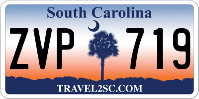 SC license plate ZVP719