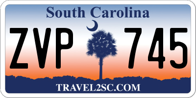 SC license plate ZVP745