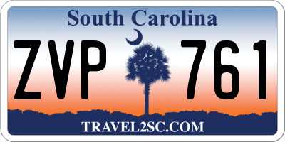 SC license plate ZVP761