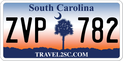 SC license plate ZVP782