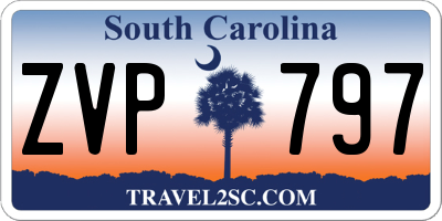 SC license plate ZVP797