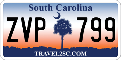 SC license plate ZVP799