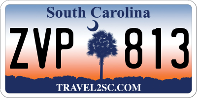 SC license plate ZVP813