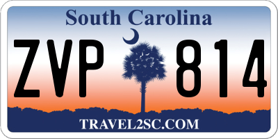 SC license plate ZVP814