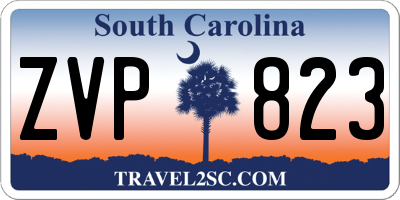 SC license plate ZVP823