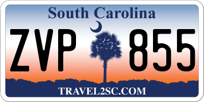 SC license plate ZVP855