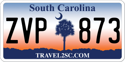 SC license plate ZVP873
