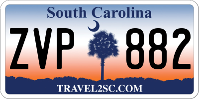 SC license plate ZVP882
