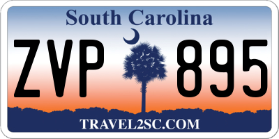 SC license plate ZVP895