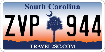 SC license plate ZVP944