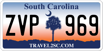 SC license plate ZVP969