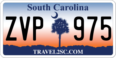SC license plate ZVP975