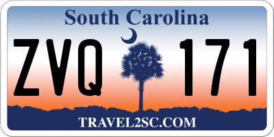 SC license plate ZVQ171