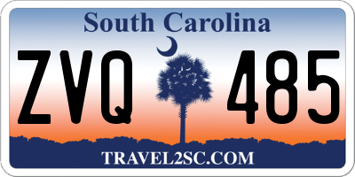 SC license plate ZVQ485