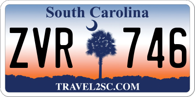 SC license plate ZVR746