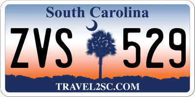 SC license plate ZVS529