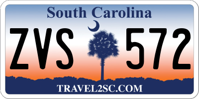 SC license plate ZVS572