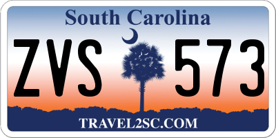 SC license plate ZVS573