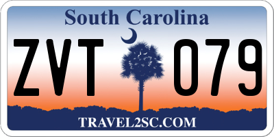 SC license plate ZVT079