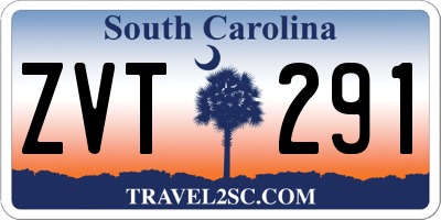 SC license plate ZVT291