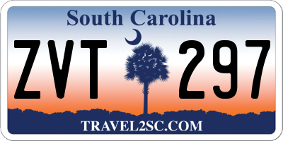 SC license plate ZVT297