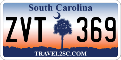 SC license plate ZVT369