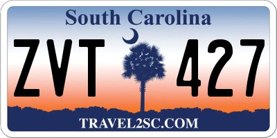 SC license plate ZVT427