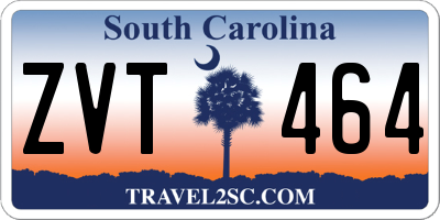 SC license plate ZVT464