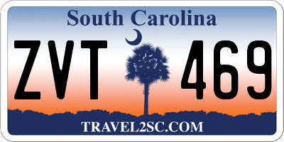 SC license plate ZVT469