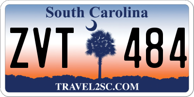 SC license plate ZVT484