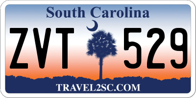 SC license plate ZVT529